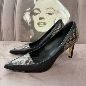 Max Mara leather  heels